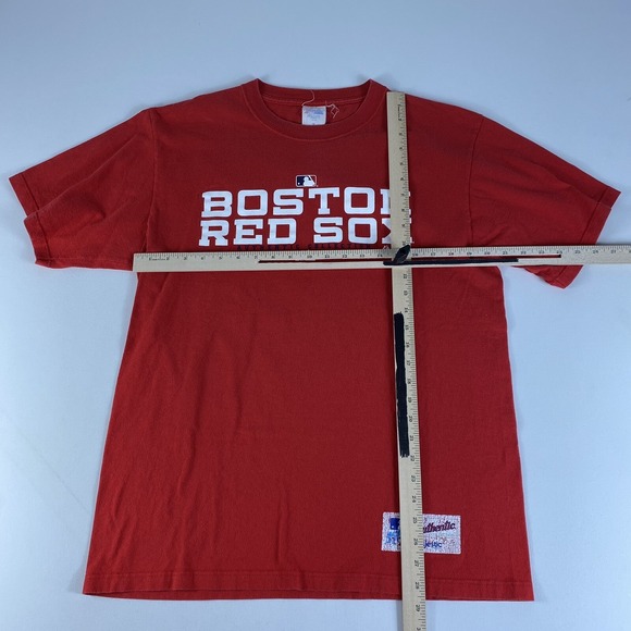 Vintage Boston Red Sox T-Shirt Mens Medium Red MLB Baseball Majestic Tee - Picture 6 of 11